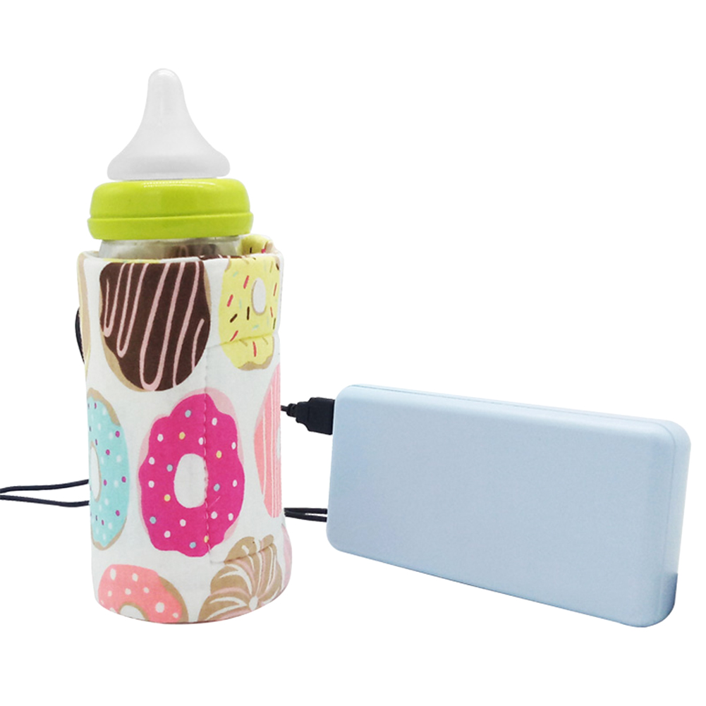 thumbnail image 3 of Feeding Botellas Calentadores Infantiles Cubierta Aislamiento USB 5V Cartoon Portable Safe para Usar Suministros Bebés Al Aire Libre, 3 of 7